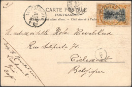 ✉ 1903, Congo Free State, NOUVELLE-ANVERS (Heim & Keach Type 1.2D-MTY) Cachet Tied, In Black, In May 1903 The 15c Ochre  - Altri & Non Classificati