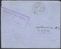✉ 1938, Ruanda Urundi, Airmail Envelope (with Contents - Information About The Ship USSUKUMA - DAMPFER) Franked With (1x - Autres & Non Classés