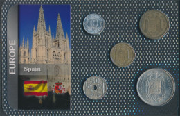 Spanien Sehr Schön Kursmünzen Sehr Schön Ab 1949 10 Centimos Bis 5 Pesetas (10678793 - Ongebruikte Sets & Proefsets