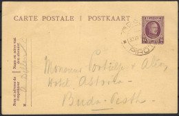 Delcampe - ✉ 1922, Belgique, Entier Postal à 15c (Houyoux), Utilisé En Bulgarie, Expédié De Pirot Le 30/12/1922 à Destination De Bu - Autres & Non Classés