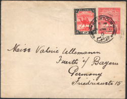 ✉ 1911, Sudan, Large Camel Postman 5m Rose, Stationery Envelope Uprated With (1x) 5m Scarlet And Black - Camel Postman I - Sudan (...-1951)