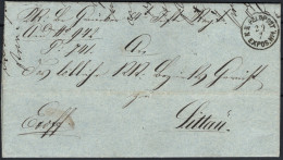 ✉ 1859, Autriche, Lettre Avec Contenu, Expédié Par Un Soldat, Cachet "K.K. FELDPOST EXPOS. N°1 - 29/07", écrite à Caldie - Autres & Non Classés