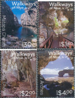 Niue 1280-1283 (complete Issue) Unmounted Mint / Never Hinged 2017 Hiking Trails - Niue