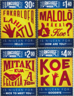 Niue 1266-1269 (complete Issue) Unmounted Mint / Never Hinged 2016 Language Of Never - Niue
