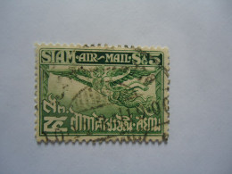 SIAM THAILAND USED STAMPS   AIR   WITH  POSTMARK - Siam