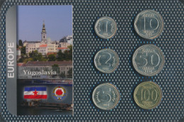 Jugoslawien 1993 Stgl./unzirkuliert Kursmünzen 1993 1 Dinara Bis 100 Dinara (10678834 - Jugoslavia