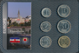 Jugoslawien 1993 Stgl./unzirkuliert Kursmünzen 1993 1 Dinara Bis 100 Dinara (10678836 - Jugoslavia
