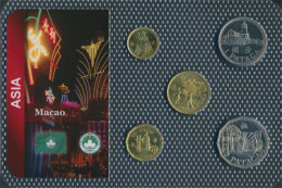 Macau Stgl./unzirkuliert Kursmünzen Stgl./unzirkuliert Ab 1992 10 Avos Bis 5 Patacas (10678546 - Macao