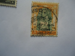 SIAM THAILAND USED  STAMPS KINGS OVERPRINT WITH  POSTMARK - Siam