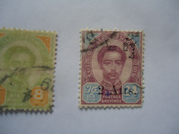 SIAM THAILAND USED    STAMPS KINGS  OVERPINT - Siam