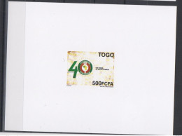 Togo 2015 Scarce Proof EPREUVE DE LUXE Emission Commune Joint Issue CEDEAO ECOWAS 40 Ans 40 Years - Emissions Communes