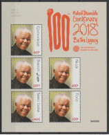 Siamesische Gemeinschaftsausgabe 2018 PAN African Postal Union Nelson Mandela Madiba 100 Years Djibouti - Emissions Communes