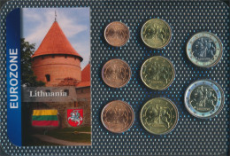 Litauen 2015 Stgl./unzirkuliert Kursmünzen 2015 1 Cent Bis 2 Euro (10678372 - Lituania