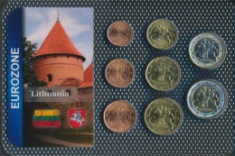 Litauen 2015 Stgl./unzirkuliert Kursmünzen 2015 1 Cent Bis 2 Euro (10678373 - Lituania