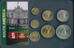 Peru Stgl./unzirkuliert Kursmünzen Stgl./unzirkuliert Ab 1966 5 Centavos Bis 10 Soles (10678649 - Perú