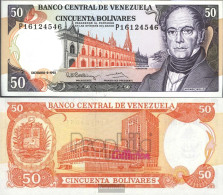 Venezuela Pick-number: 65d, 8 Digits Uncirculated 1992 50 Bolivares - Venezuela