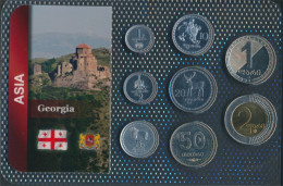 Georgien Stgl./unzirkuliert Kursmünzen Stgl./unzirkuliert Ab 1993 1 Tetri Bis 2 Lari (10678948 - Géorgie