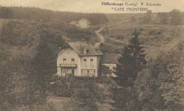 LUXEMBOURG - DIFFERDANGE - CAFE FRONTIERE - Cpa Circulée - L'état Très Bon ! - Differdange