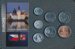 Tschechien Stgl./unzirkuliert Kursmünzen Stgl./unzirkuliert Ab 1994 10 Haleru Bis 10 Korun (10678972 - Tsjechië