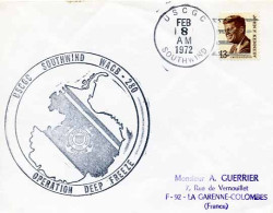 N°5506, BATEAU SOUTHWIND, ANTARCTIQUE , OPERATION DEEP FREEZE, USA, 1972 - Polar Ships & Icebreakers