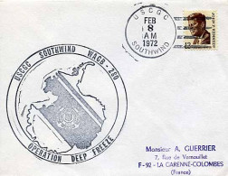 N°6999, BATEAU SOUTHWIND, ANTARCTIQUE , OPERATION DEEP FREEZE, USA, 1972 - Polar Ships & Icebreakers