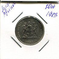20 CENTS 1983 SUDAFRICA SOUTH AFRICA Moneda #AN724.E.A - Zuid-Afrika