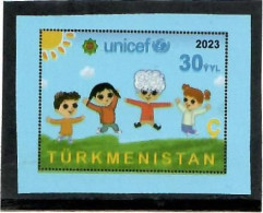 Turkmenistan 2023 . UNICEF ( Children ). 1v. - Turkménistan