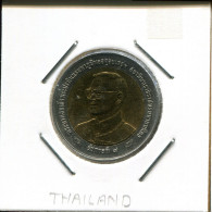 10 BAHT 2003 THAÏLANDE THAILAND BIMETALLIC Pièce #AS010.F.A - Tailandia