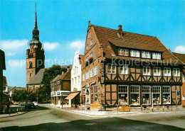 Itzehoe Kirchenstrasse Fachwerk Kirche - Itzehoe