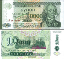 Transdniestria Pick-number: 29 Uncirculated 1996 10.000 Rublei On 1 Ruble - Other & Unclassified