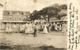 Grenada, B.W.I., ST. GEORGE'S, The Market (1905) Postcard - Grenada