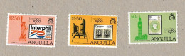 Anguilla 1980 - Yvert N°358 à 360 - London 80 Expo -  Sans Charnière - MNH - Anguilla (1968-...)