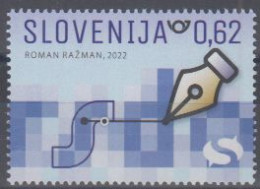 Slowenien MiNr. 1514 Entwicklung Der Slowenischen Sprache In Digitaler Umgebung - Slovénie