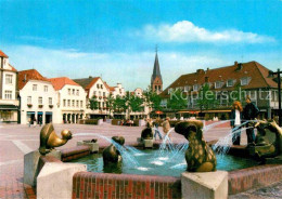 Lingen Ems Markt Brunnen - Lingen