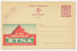 Publibel - Postal Stationery Belgium 1946 Volcano - Etna - Chocolate - Autres & Non Classés