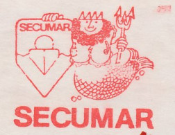 Meter Cut Germany 1989 Mermaid - Merman - Mythology