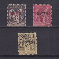 FRANCE Levant 1885, Sc# 2-5, Part Set, Used - Gebruikt