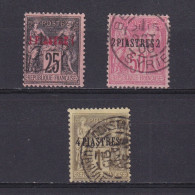 FRANCE Levant 1885, Sc# 2-5, Part Set, Used - Gebruikt
