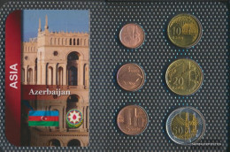 Aserbaidschan 2006 Stgl./unzirkuliert Kursmünzen 2006 1 Qapik Until 50 Qapik - Azerbeidzjan