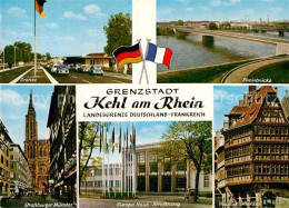 Kehl Rhein Grenze Rheinbruecke Strassburger Muenster Europa Haus Haus Kamerzel - Kehl