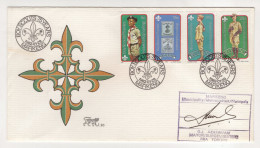 "BOPHUTHATSWANA" 1982, Mi. 84-87 "Pfadfinder" FDC (63372) - Bophuthatswana