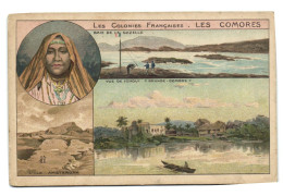 PC LES COMORES, L'ILE AMSTERDAM, GRANDE COMORE, Vintage Postcard (b31450) - Comorre