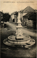 CPA Les Abrets - La Fontaine Et Route D'Aoeste FRANCE (961836) - Les Abrets