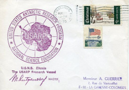 N°424, BATEAU ELTANIN, ANTARCTIQUE, OPERATION DEEP FREEZE, USA, 1970 - Polar Ships & Icebreakers