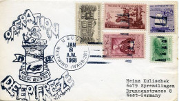 N°421, BATEAU WESTWIND, ANTARCTIQUE, OPERATION DEEP FREEZE, USA, 1968 - Polar Ships & Icebreakers