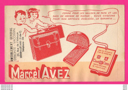 BUVARD (Réf: Z 4262)  « THÈME Vieux Papiers » BUVARD AMEUBLEMENT GENERAL DEBONTE - VACOSSIN "MARCEL AVEZ"HÉNIN-LIÉTARD - Stationeries (flat Articles)