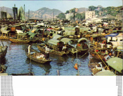 HONG KONG  SHAUKIWAN  In A Busy Corner Of Shaukiwan The Ferry Sampns Wait Their Turn For Passengers - China (Hong Kong)