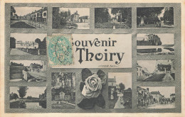 CPA Souvenir De Thoiry-Multivues-Timbre     L3901 - Thoiry