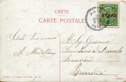 X6573 Kreta, Postcard Circuled 1909 To Italy  (see 2 Scan) - Crète