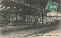 Delcampe - CREIL : INTERIEUR DE LA GARE - Creil
